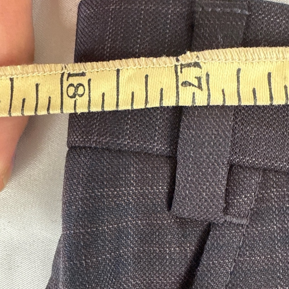 Calvin Klein Black and Wine Red Plaid Pants NWT - Picture 6 of 10